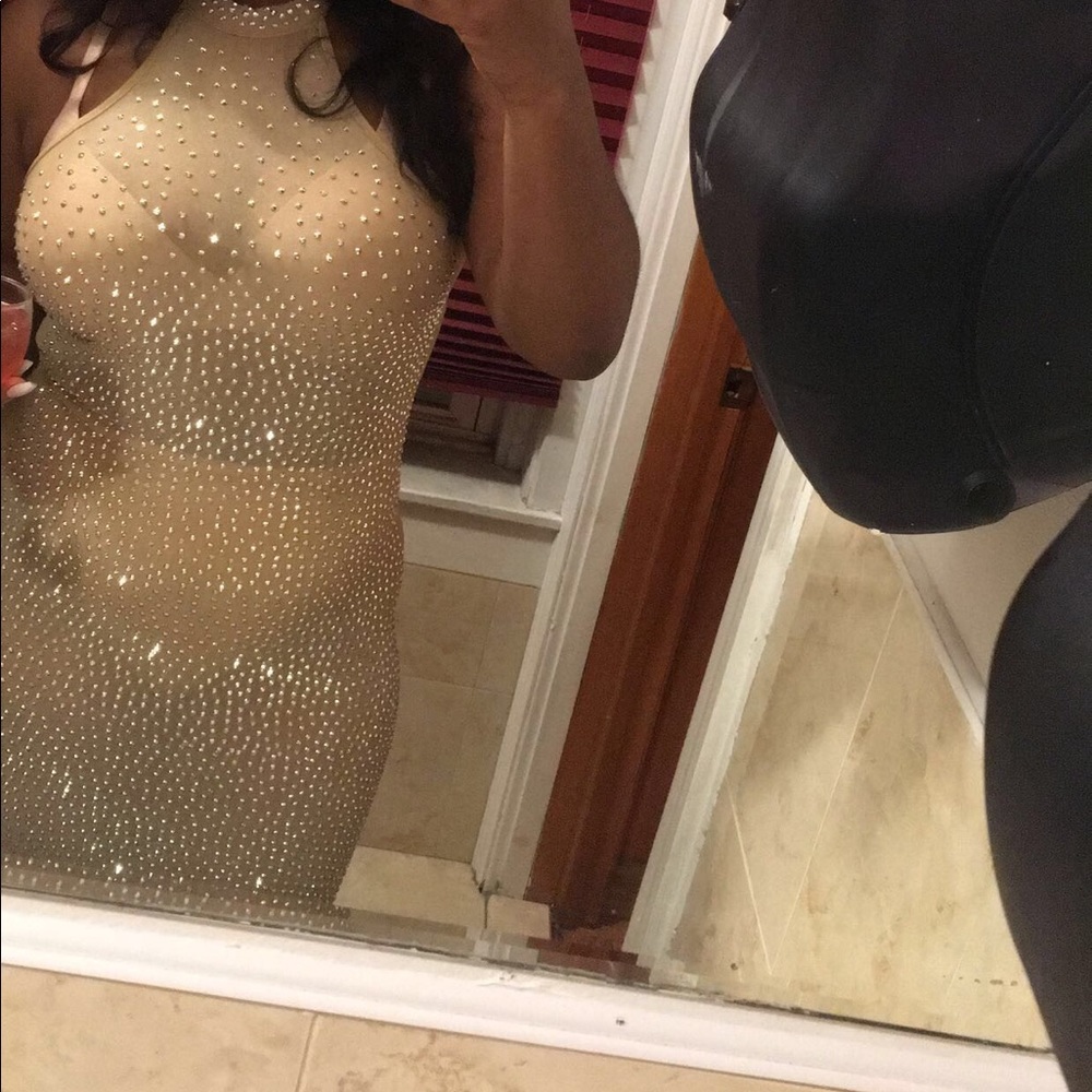 Nude dress